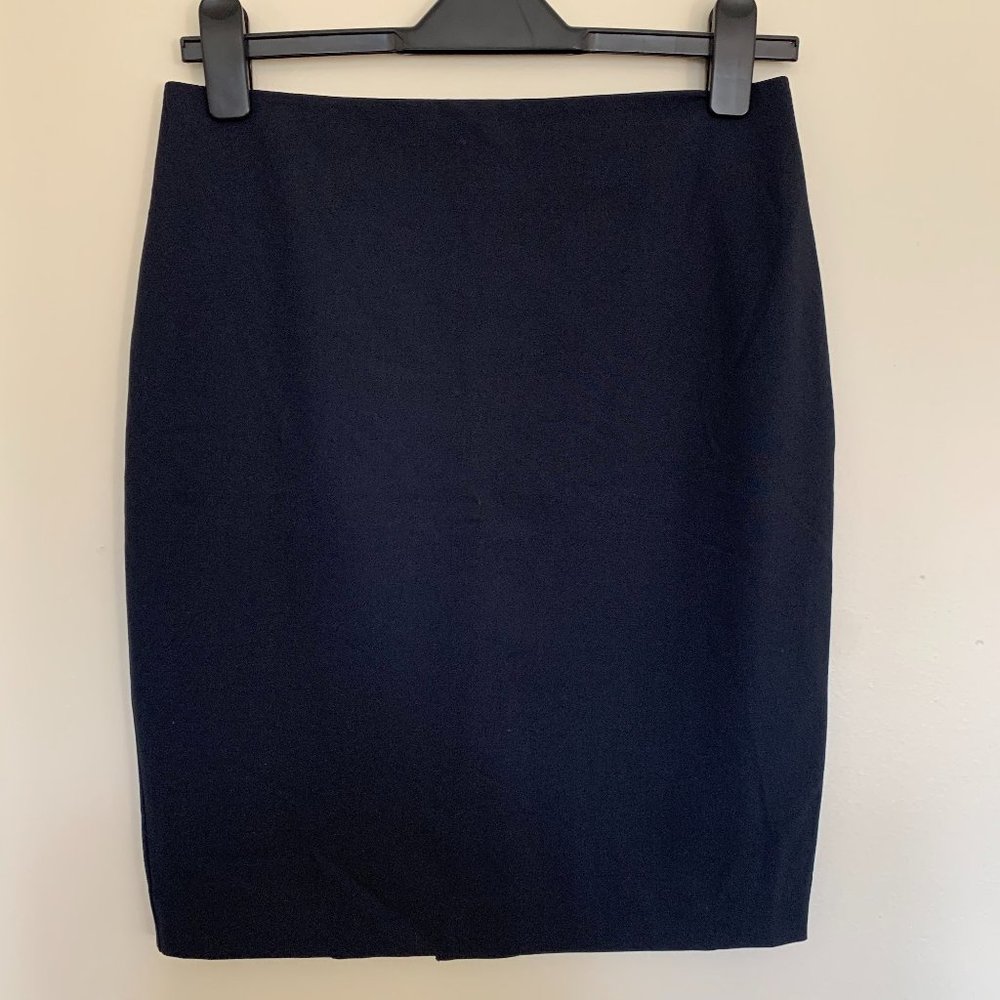 NWOT Ann Taylor Classic Petite Pencil Skirt Navy